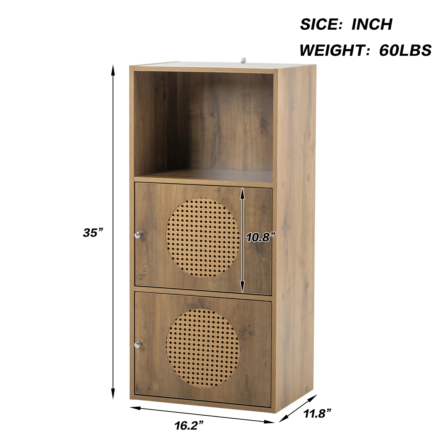 Bathroom storage cabinet,small storage cabinet,ratten locker, 2 door cabinet,living room, bedroom, home office floor cabinet, ru