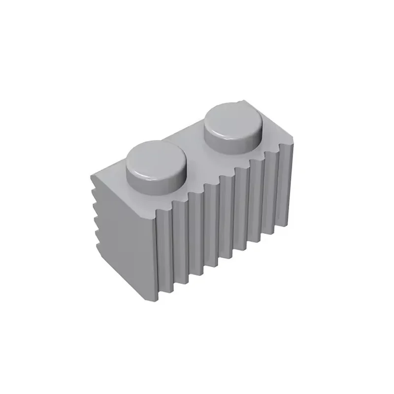 50pcs 2877 Modified 1 x 2 with Grille Fluted Bricks Collections Bulk Modular GBC Toys For Technical MOC DIY Building Blocks Comp