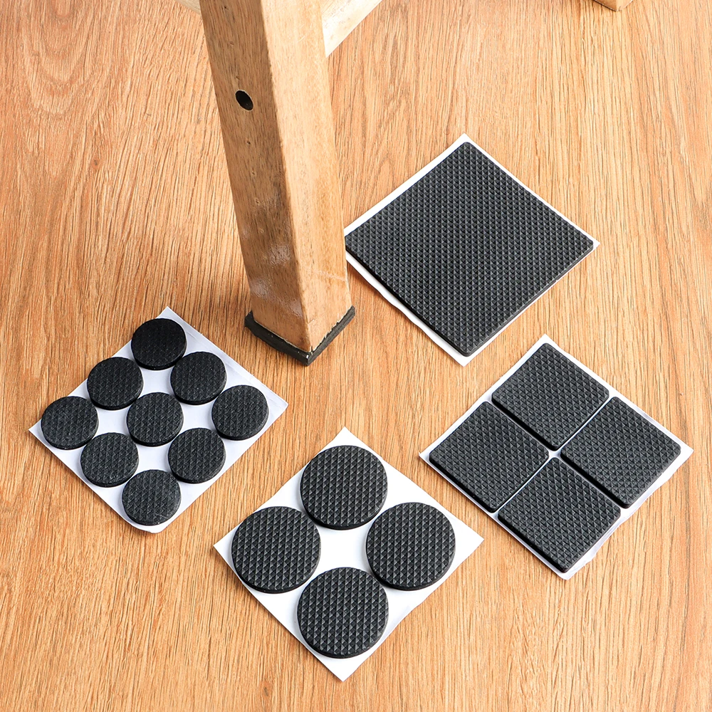 Anti-Noise Chair Leg Protectors Non-Slip Furniture Pads for Dining Chairs and Tables, Durable Material Quiet Home Environment