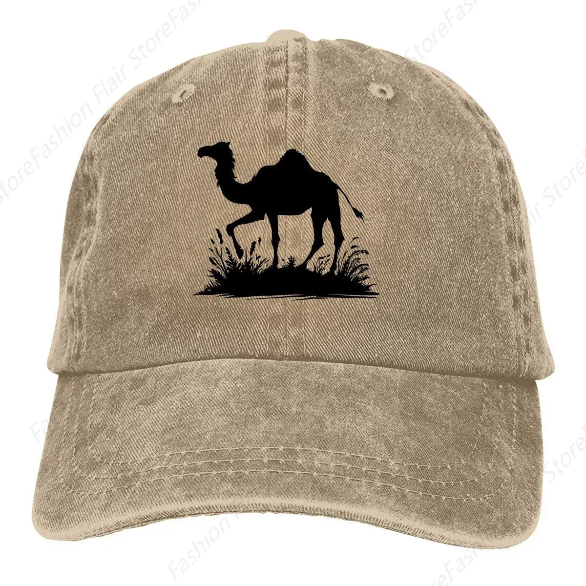 Washed Men's Baseball Cap Saharan Majesty Trucker Snapback Caps Dad Hat Camel Golf Hats