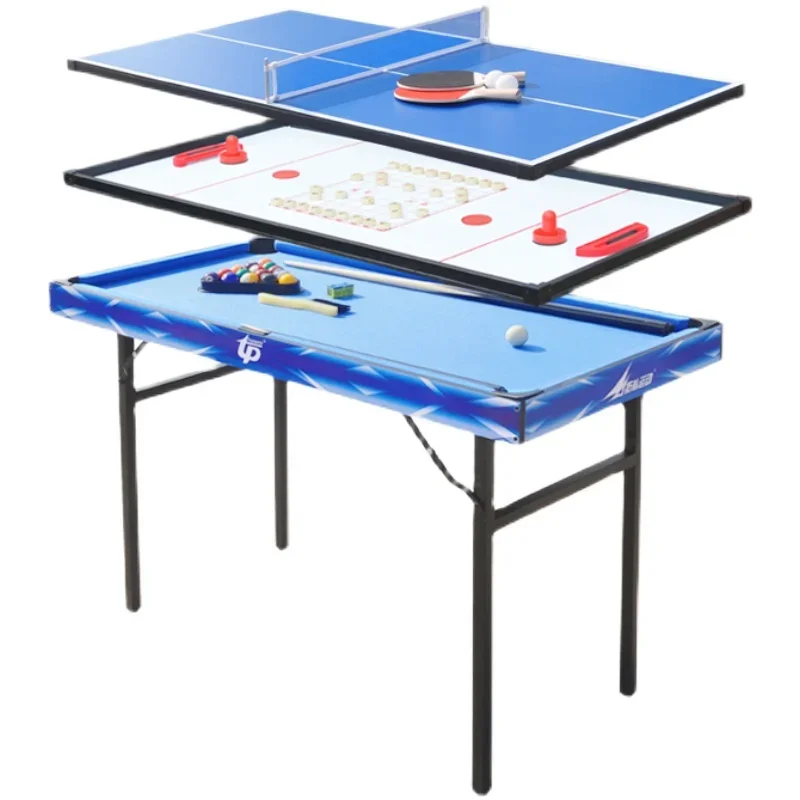 Multifunctional Foosball Folding Billiard Table Tennis Game