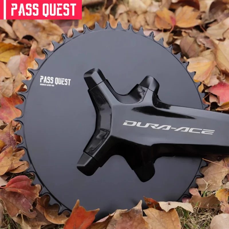 PASS QUEST positive and negative toothed110BCD highway single disc  Fully enclosed  forShimano R7100/8100/9200  bike Chain wheel