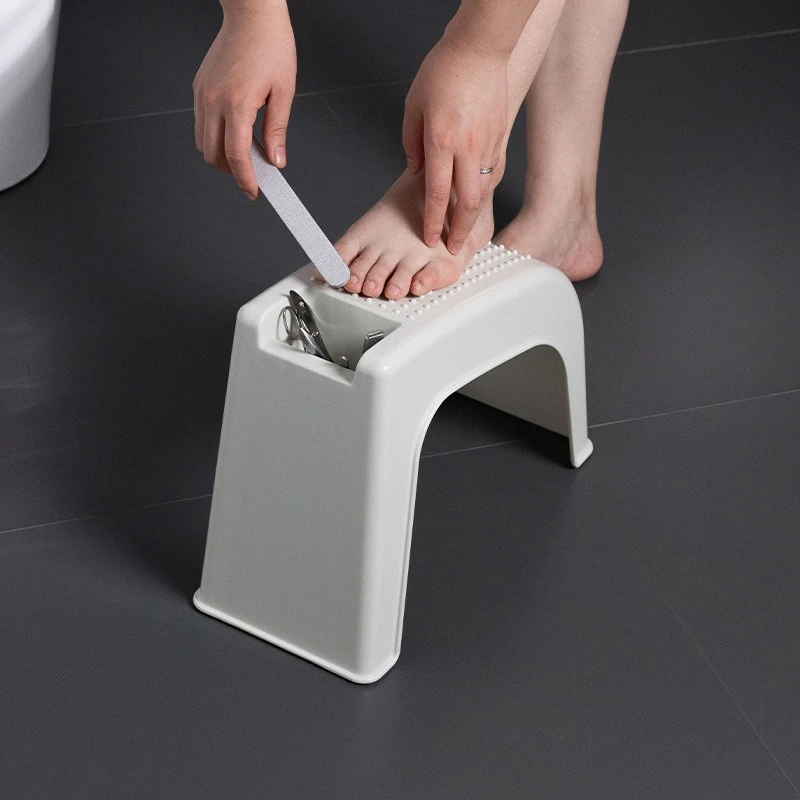 Foot Pads Specialized Products for Repairing Feet Small Stools for Storing Nail for Home Anti Slip and Ottomans for Placing Feet