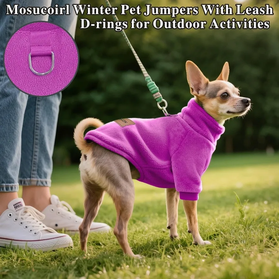 Sweater Hoodie Bulu Anjing, Mantel Hangat Hewan Peliharaan, Sweatshirt Katun, Pakaian Musim Dingin, Jaket Pullover Anak Anjing, Jumpsuit Anjing untuk Ukuran Kecil dan Sedang