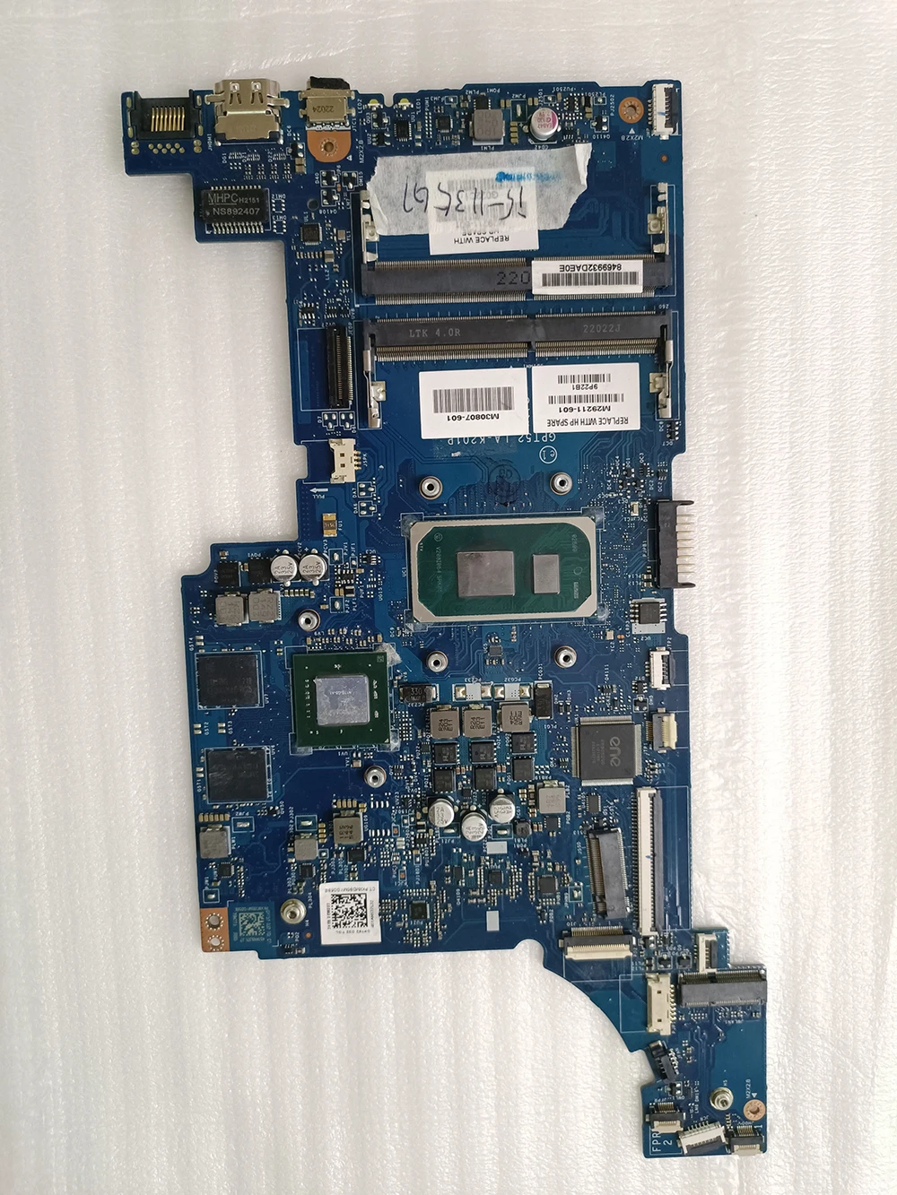 

For HP Pavilion 15-DW Laptop Motherboard with I5-1135G7 CPU LA-K201P M29211-601 M30807-601 Fully Tested