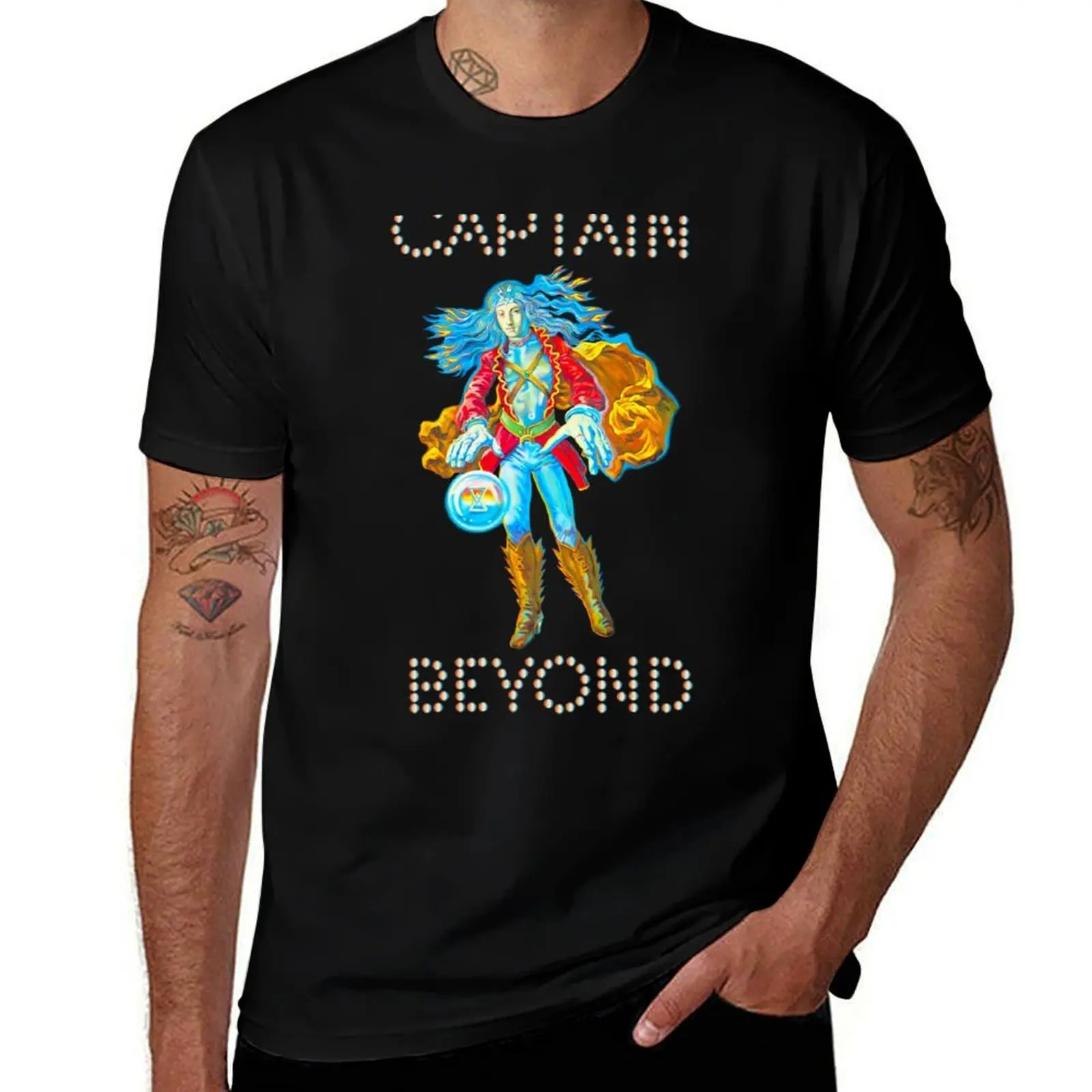 

Captain Beyond Official T-Shirt Casual Fashion Print Tee Top