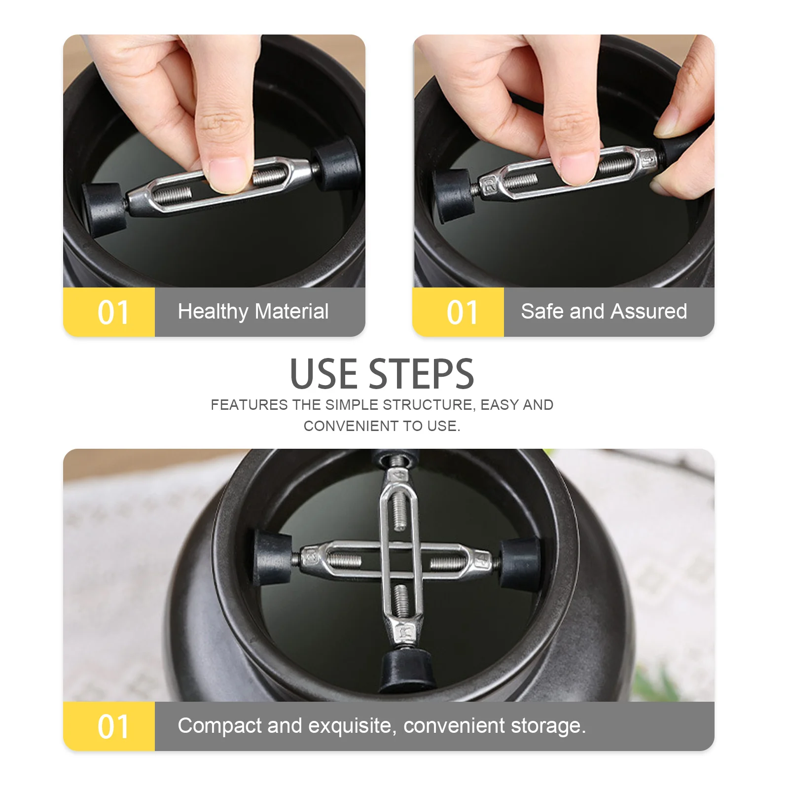 

2pcs Flower Fixing Tool Kit For Artificial Flowers Durable Smooth No Burrs Home Office Decoration Floral Arrangement Support