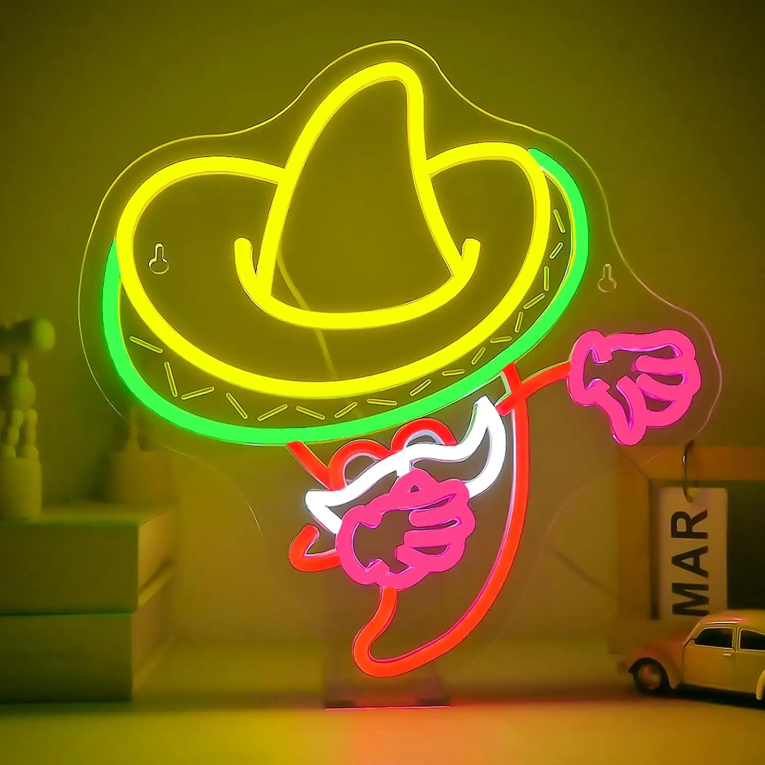 

Mexican Neon Sign USB Cinco De Mayo Led Neon Light for Restaurant Bar Bistro Fiesta Party Bedroom Decoration Birthday Gift