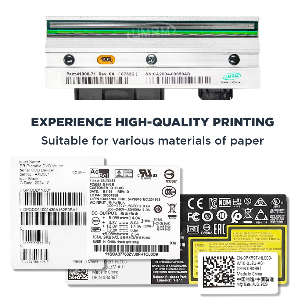 G32432-1M /G32433M Printhead for zebra 105SL 203/300dpi Thermal Replacement Barcode Label Brand New Printer Head Accessories