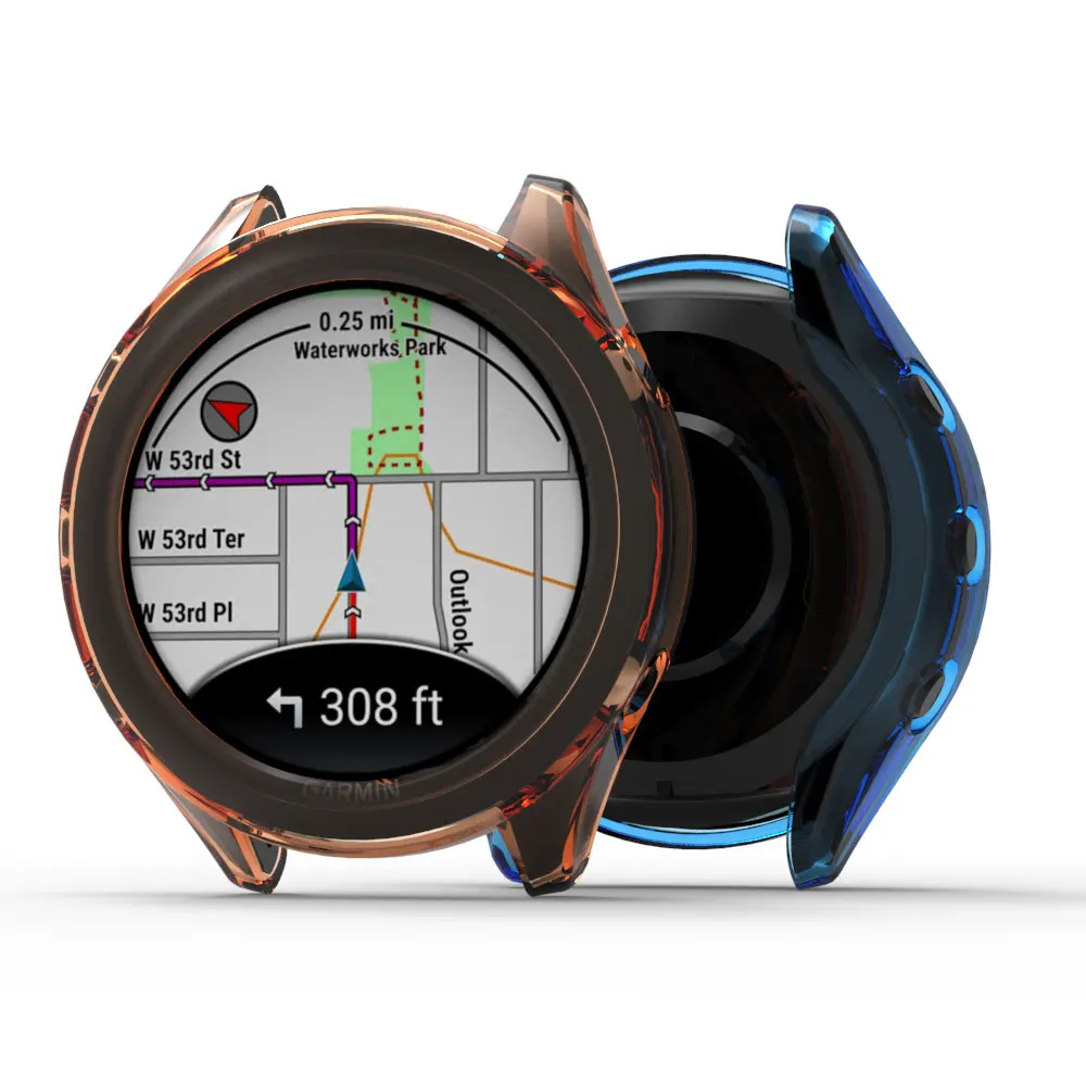 Soft TPU Case For Garmin Forerunner 570/970 Enduro Hollow Shell Coverage Soft Watch Decoration For Garmin Forerunner 570/970