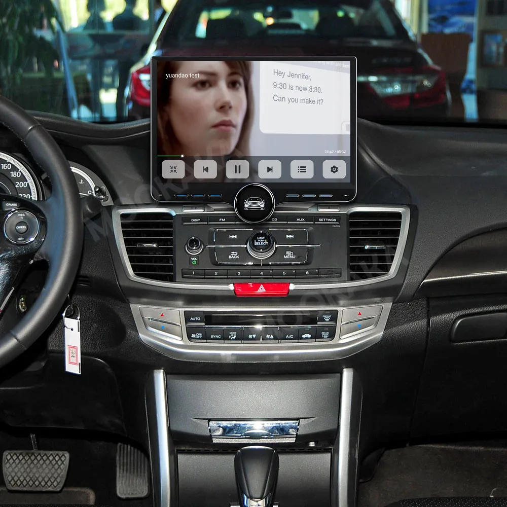11.5 Inch Android 15 For Honda Accord 9th Gen 2014‑2016 Car Radio Stereo Multimedia Player GPS Navigation Wireless CarPlay DSP