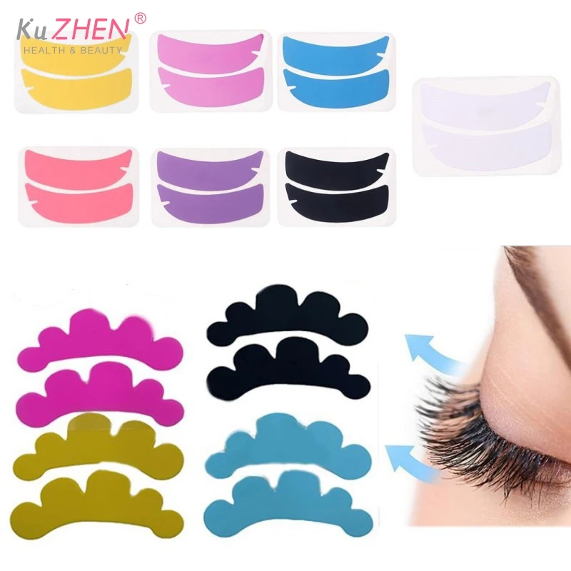 2PC Eye Pads For Eyelash Extension UV Eye Patch Under Eye Patch Factory UV Protect Eye Pad Silicone Black UV Eye Blocking Patchs