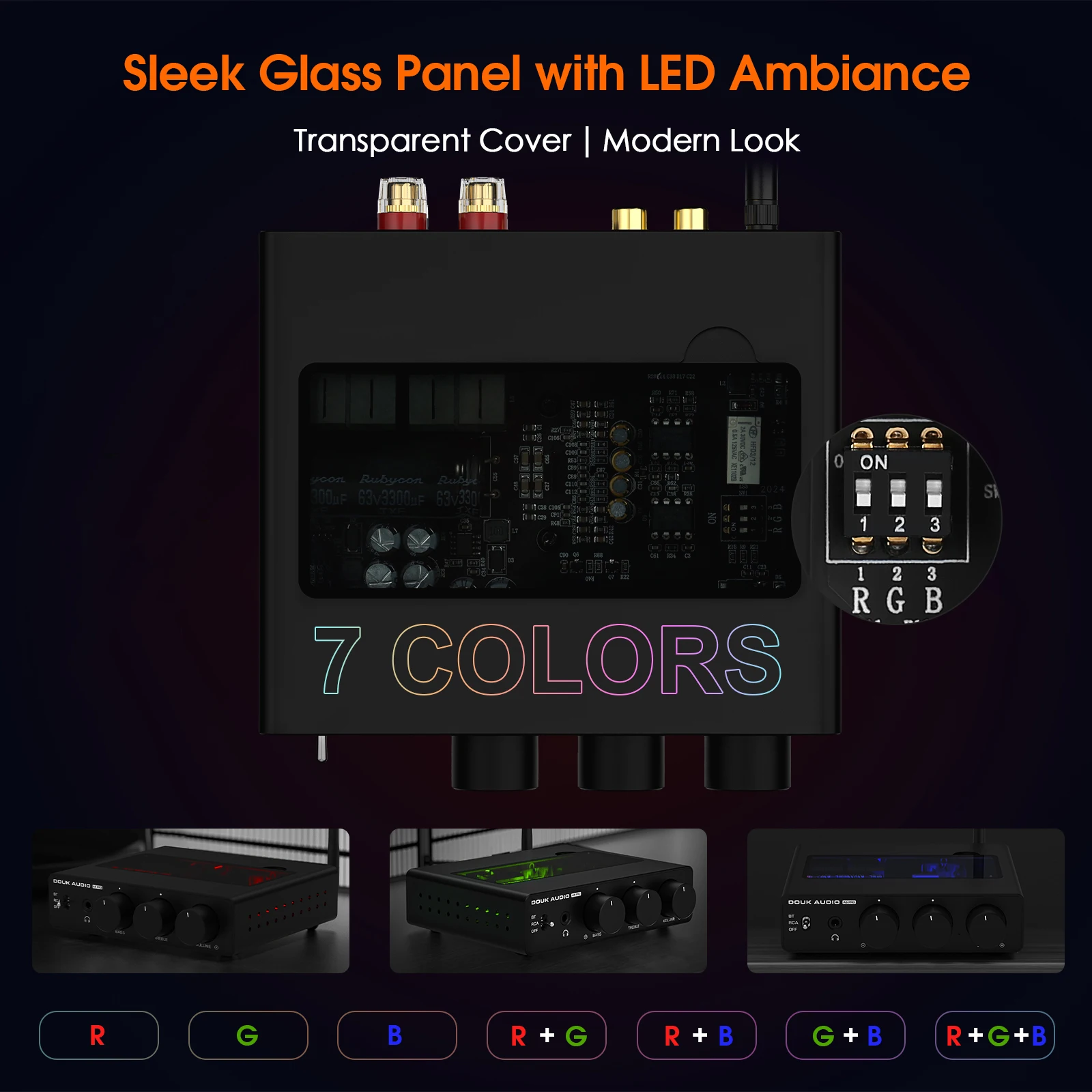 Nobsound A5 PRO TPA3255 Bluetooth 수신기 디지털 앰프 HiFi 클래스 D 앰프 스테레오 오디오 앰프