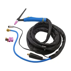 4meters Air Cooled Argon TIG9 WP9 TIG Arc Welding Torch Gas electric separation with DKJ10-25 Euro Stype Cable Connector Plug