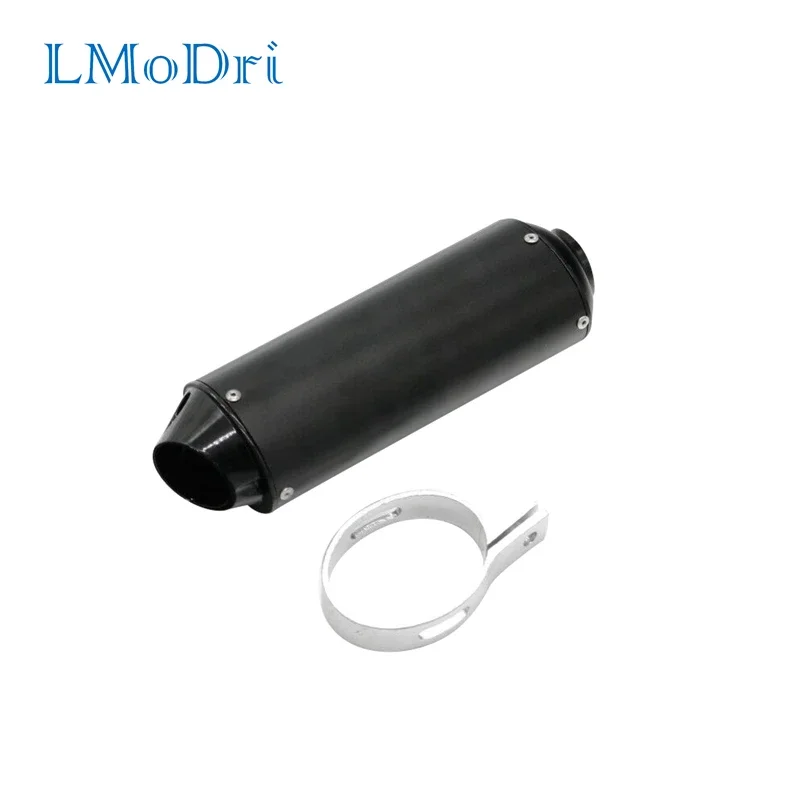 Motorcycle 38mm Exhaust Muffler Motocross W Clamp For 125cc 140cc 150cc 160cc Scooter Pit Dirt Bikes Lifan YX Stomp SDG