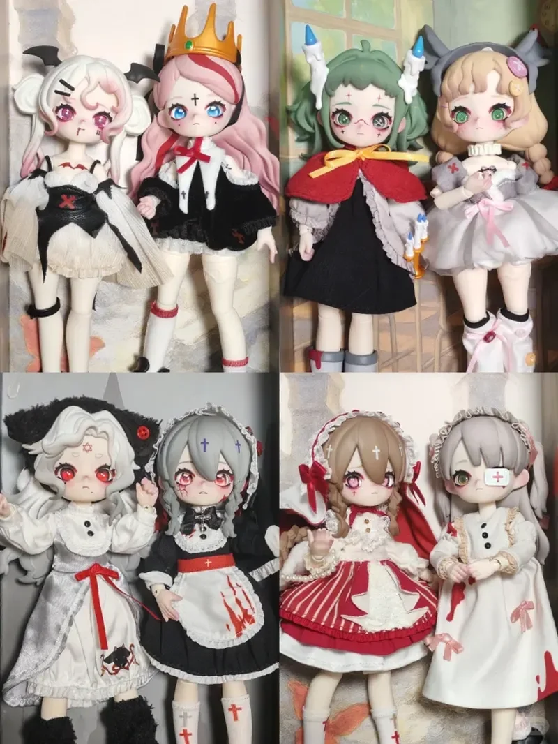 

In Stock Nyssa Strange Nightmare Series Bjd Surprise Blind Box Action Doll Ornament Doll Figure Toy Pendant Girls Halloween Gift