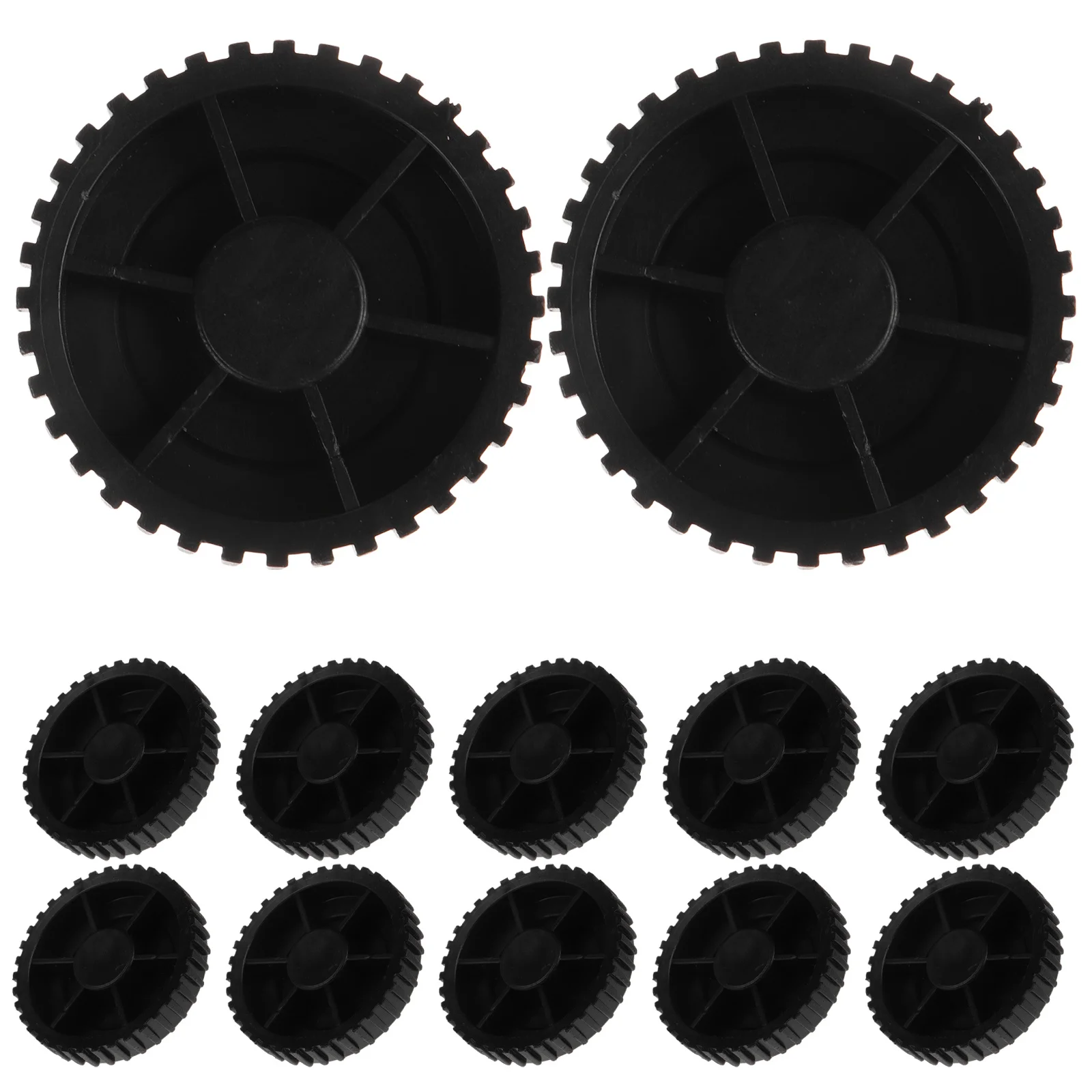 12 قطعة أقدام الأثاث غير القابلة للانزلاق المكونات البلاستيكية في الجدول مستوي كرسي الساق قبعات منصات واقية دائم أقدام أثاث خارجية