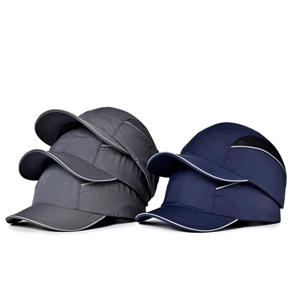 Lightweight Safety Bump Cap Baseball Style Protective Hat Comfortable Head Protection Short Brim &Long Brim