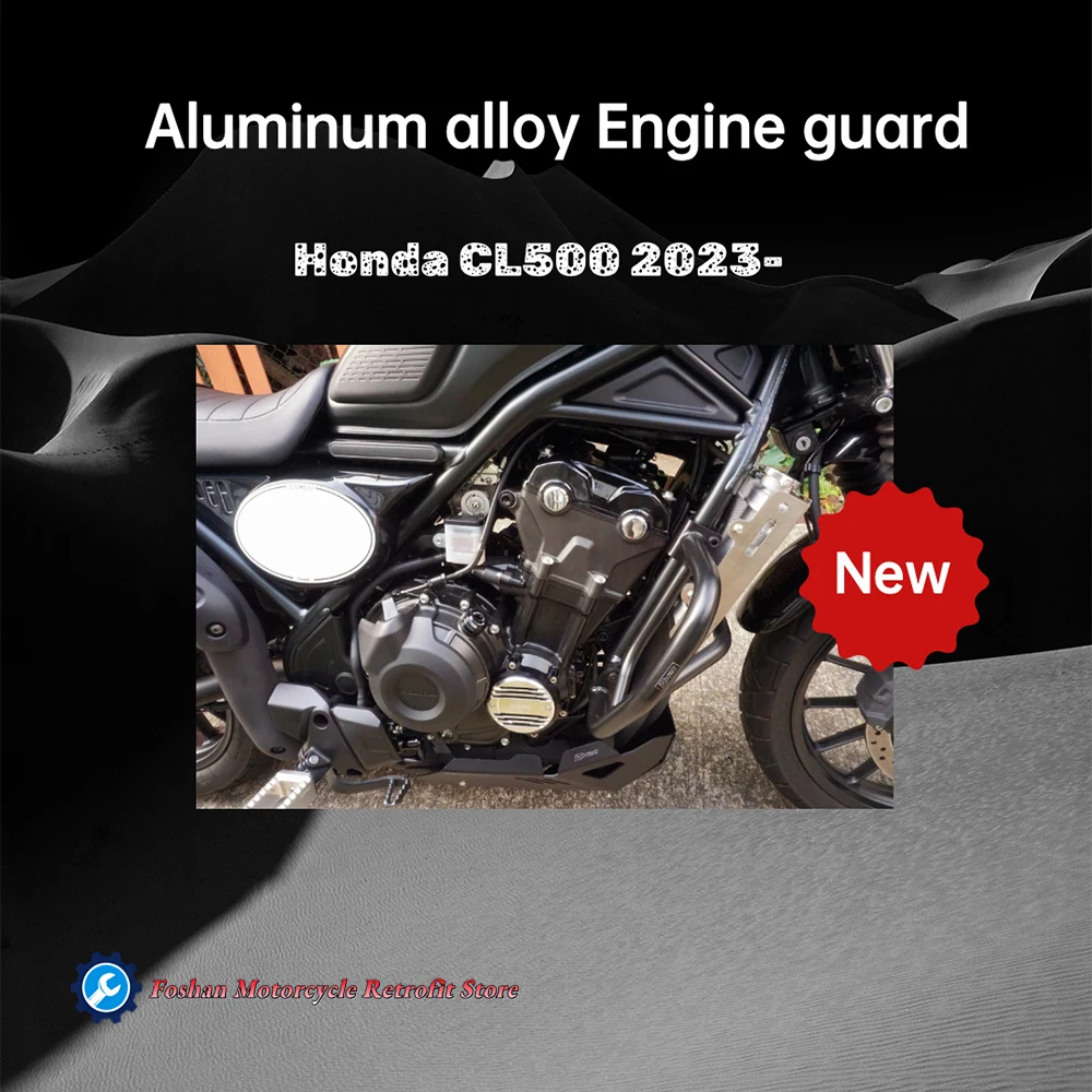 

Для мотоцикла Honda CL500 2023-2024: Новые аксессуары, модификации, защита двигателя из алюминиевого сплава