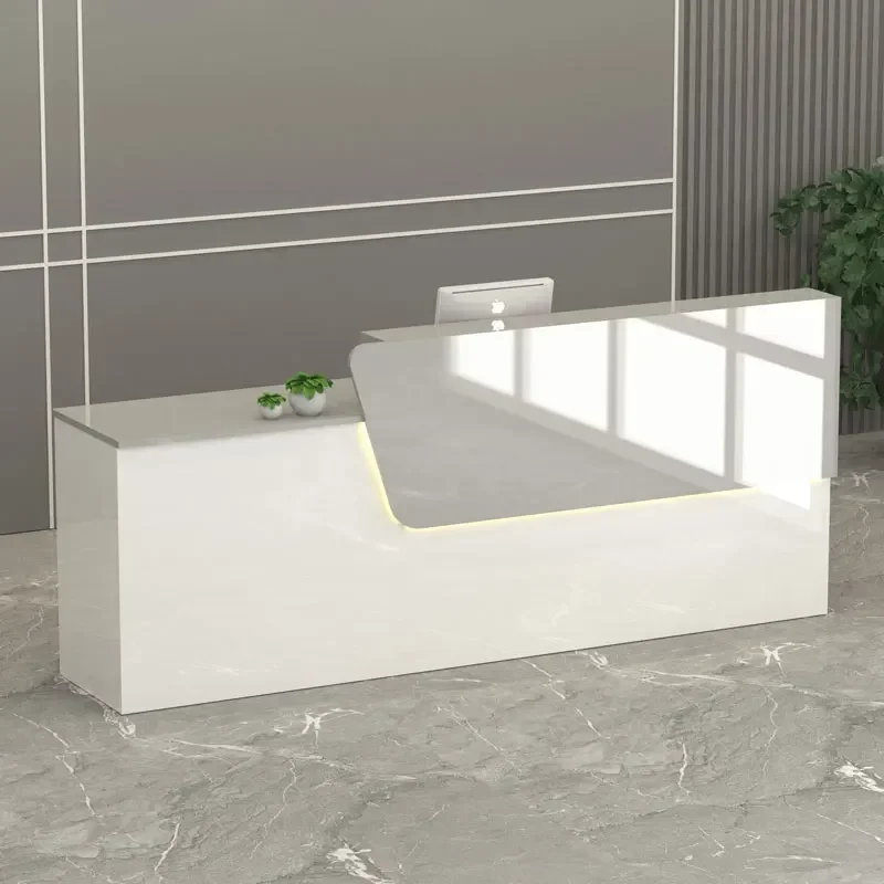 Receptionist Church Pulpit Front Desk Lectern Small Reception Cash Register Cashier Counter Desk Bar Pulpitos Receptie Furniture