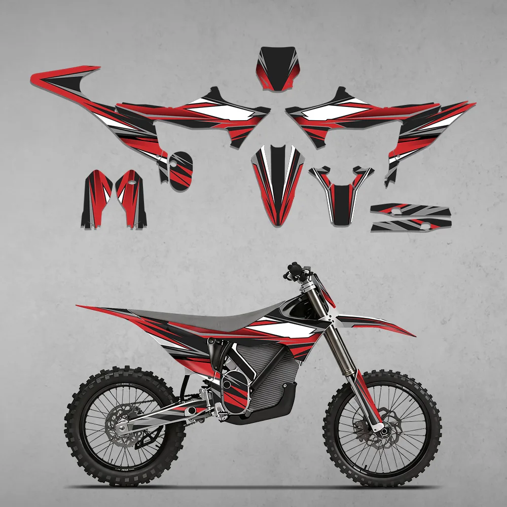 Fit For Stark Future Varg MX Graphics Decals Stickers Kit Electric Motorcycle Background Sticker Customized