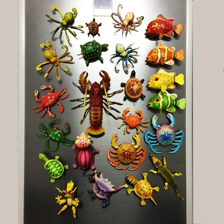 Maldives Bali Palau Marine Animals Fridge Magnet Message Board Decorative Travel Souvenir Spring Refrigerator Sticker Home Decor