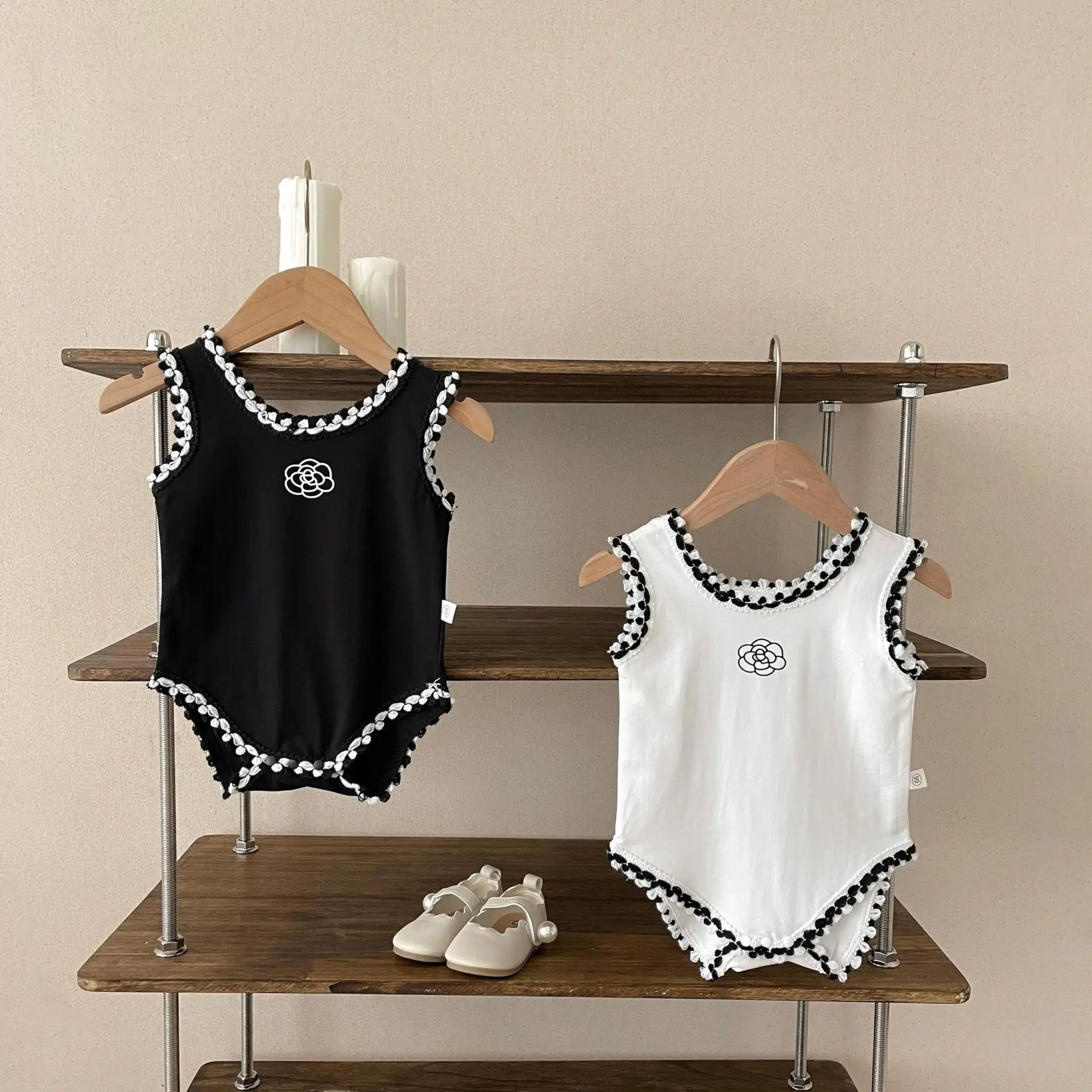 الرضع طفلة الصبي القطن الكتان - مراجعة Baby Summer Linen Sleeveless Jumpsuit وسعره