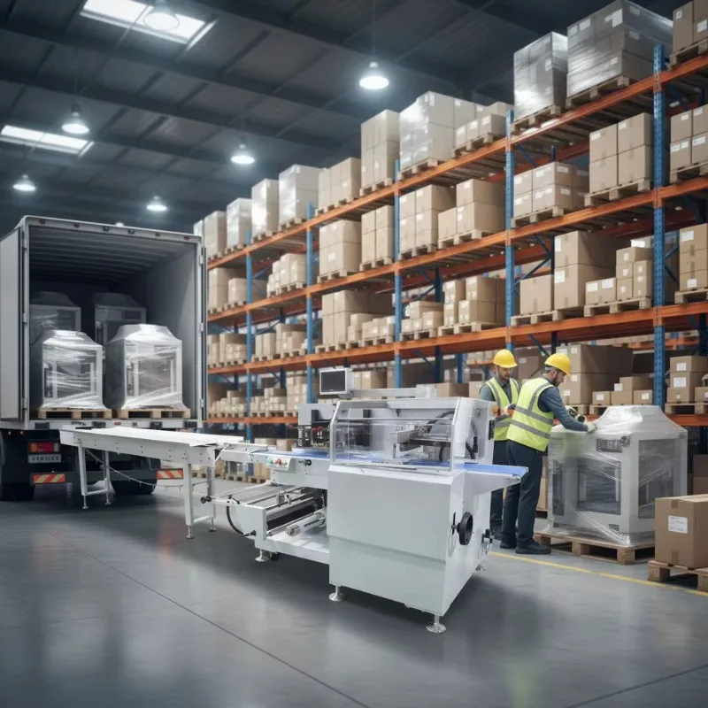 Servo Lower Film Pillow Style Wrapping Machine Automatic Sterile Dressing Back Seal Bags Custom