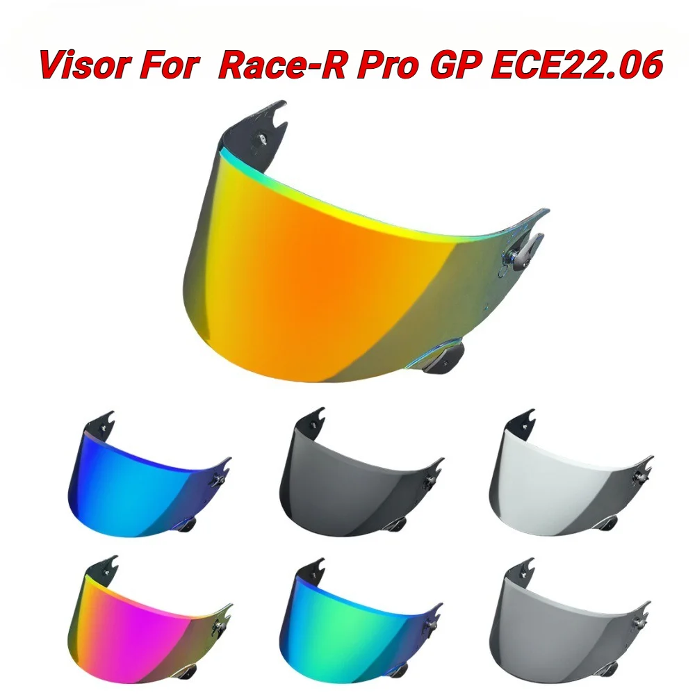 Helmet Visor For SHARK Race-R Pro GP ECE22.06 Speed-R Aeron GP Photochromic Lens Motorcycle Helmet Replacement Shield For VZ100