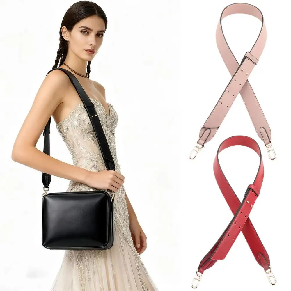 

Сменный ремень для сумки из искусственной кожи, ремень для сумки через плечо, регулируемая модификация, широкий плечевой ремень, съемный ремень для сумки