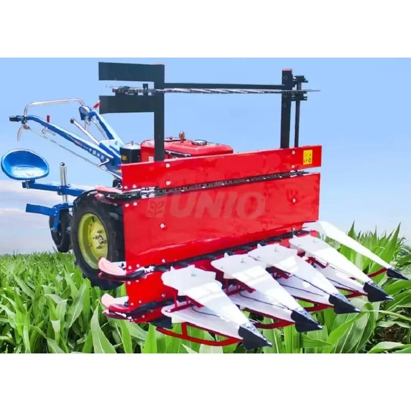 【HOT】Walking Tractor Front Mower Header Wormwood Mower Wheat Rice Mower Silage Corn  Herbs Forage Straw Harvester