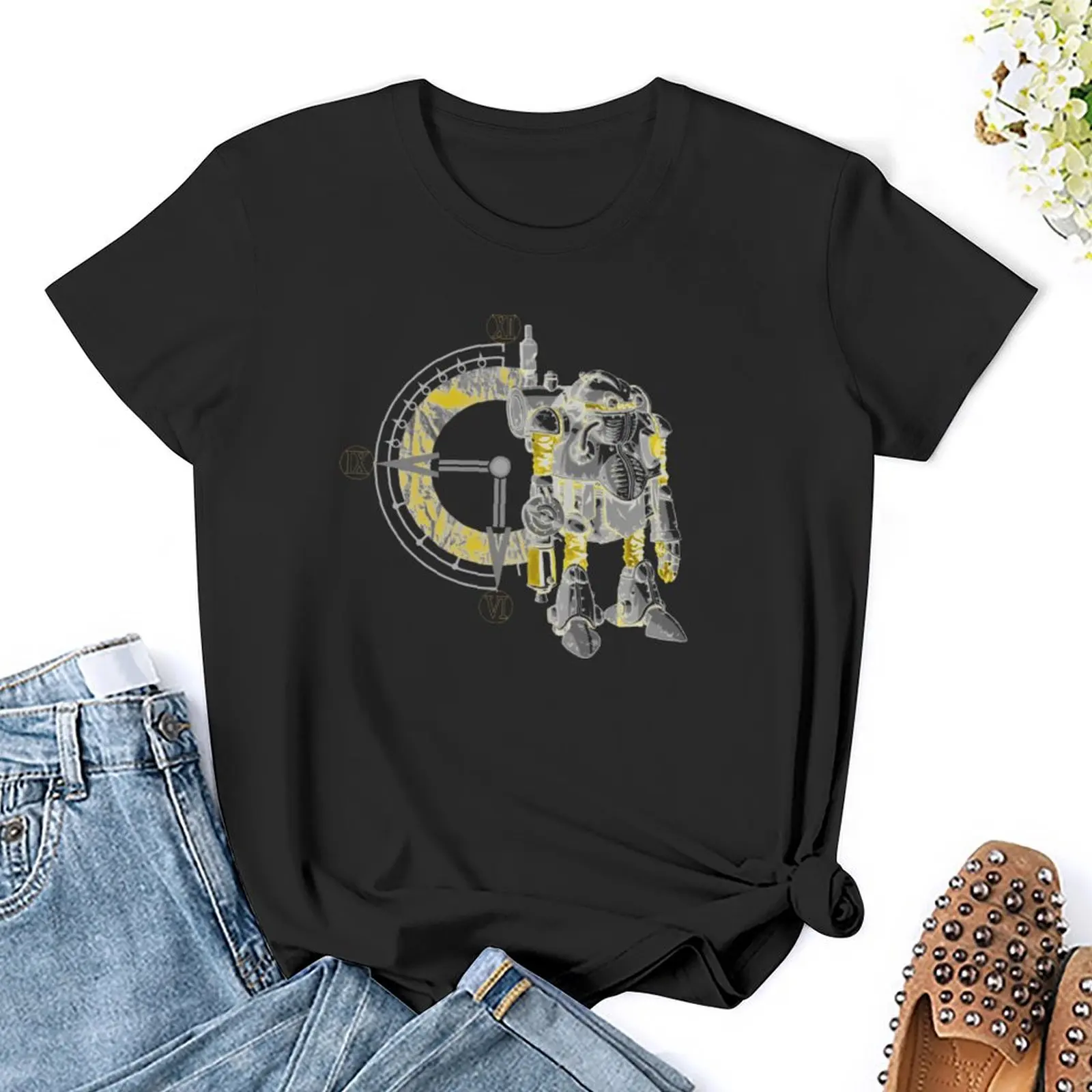 Chrono Robo T-Shirt Female clothing Aesthetic clothing Women's clothing