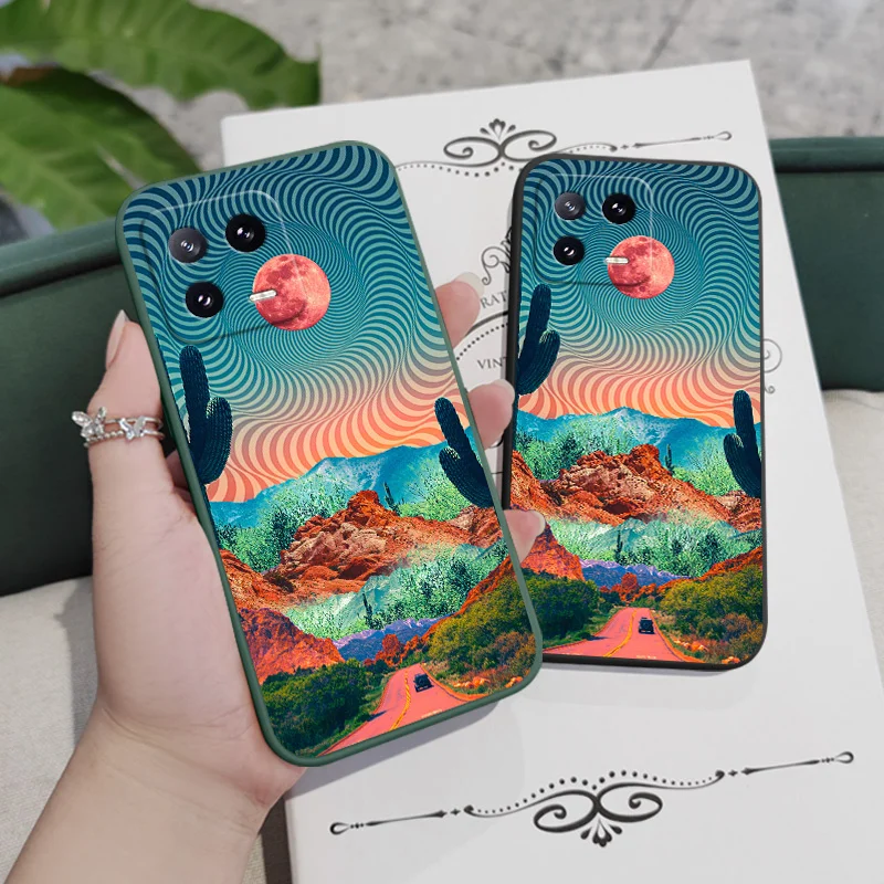 Spiral Highway Phone Case For Xiaomi Mi 14T 14 13 13T 12 12X 12T 12S 11 11T Ultra 10 10T 9 9T 9SE Pro Lite Liquid Silicone Cover image 4