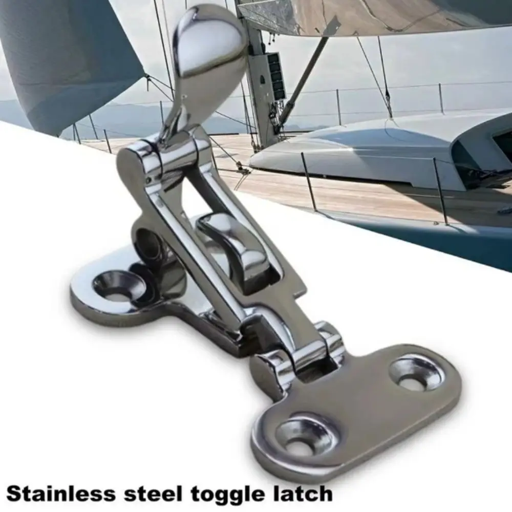 

Stainless Steel Deck Lock Down Clamp 316 Stainless Steel Marine Grade Marine Hardware Lockable Hold Down Clamp Deck Hasp Locker