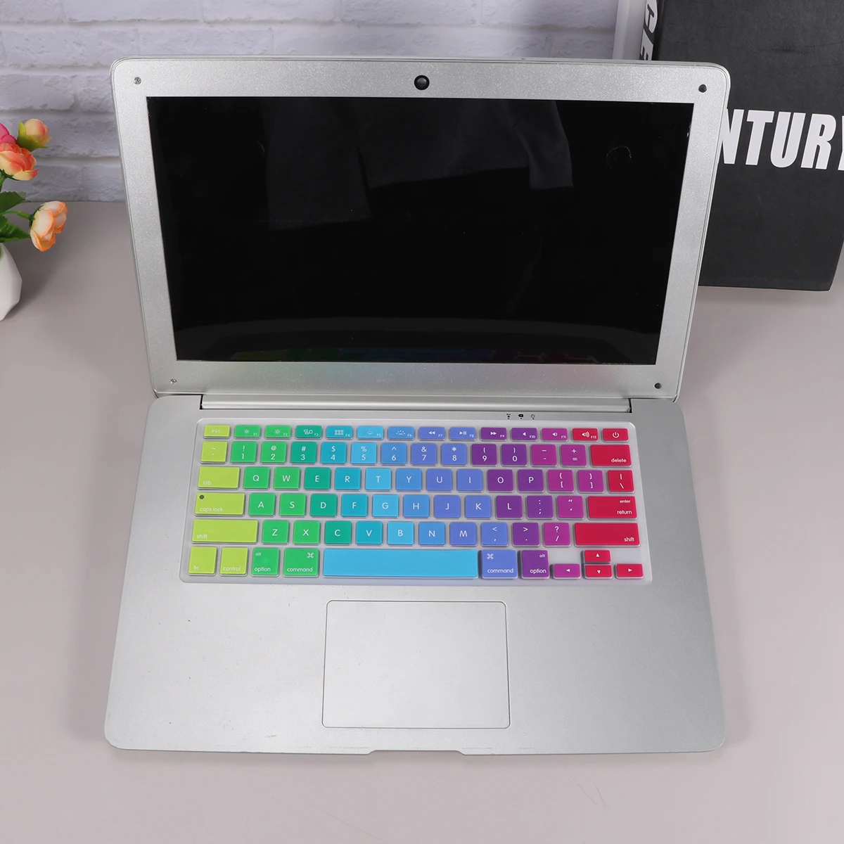 

Keyboard Cover Durable Keyboard Film Fashion Keyboard Protector Compatible for Pro Air A1466 A1466 A1502 (Colorful)