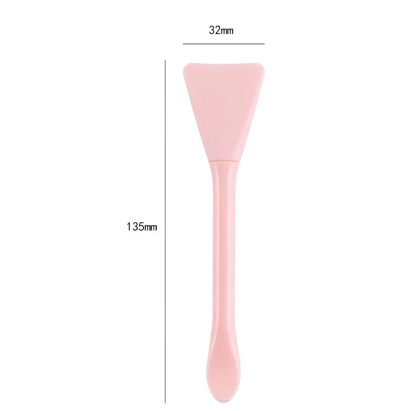 Cepillo de máscara Facial de doble cabezal, palo de máscara Facial de silicona con cuchara, aplicar película de barro, cepillo de máscara Facial, herramienta de belleza Facial