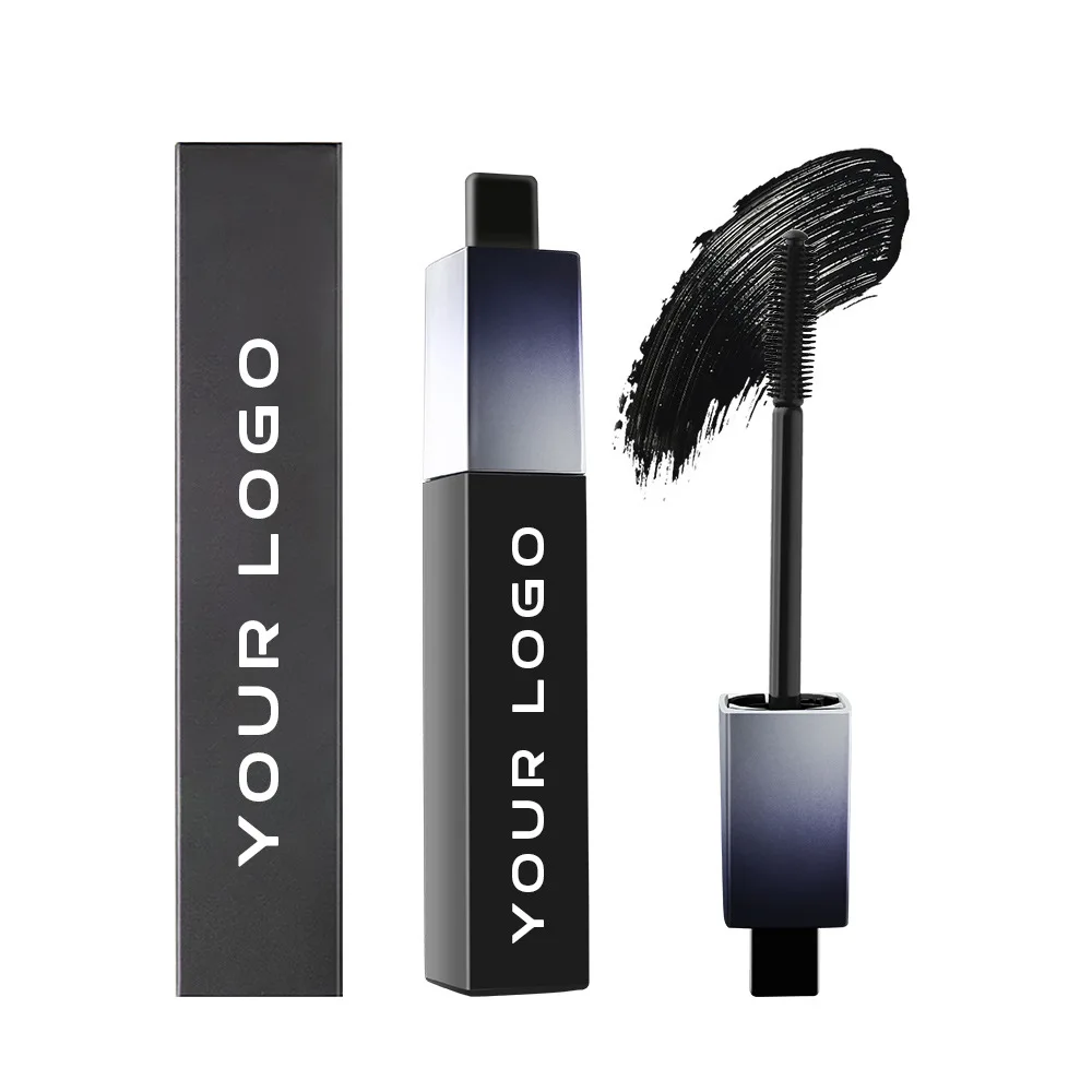 Großhandel wasserdichte Mascara einzigartige Wimpern Kosmetik Private Label 3D-Faser Curling Wimpern maßge schneiderte Logo langlebig