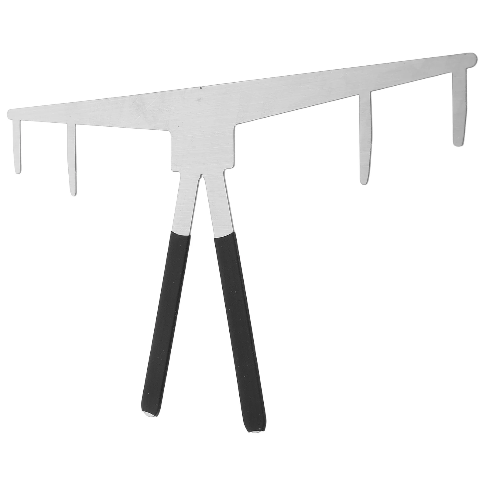 مسطرة حواجب من الفولاذ المقاوم للصدأ مع نظام تحديد المواقع ثلاثي النقاط لرسم الحواجب الدقيق وتشكيل الوشم الاحترافي