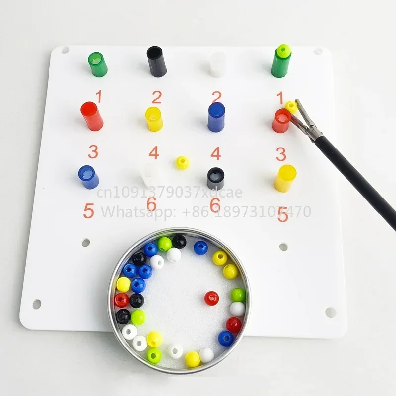 2026 NEW Laparoscopic Simulation Training Examination Bead Module Color Printing Digital High And Low Column Teaching Tool For D
