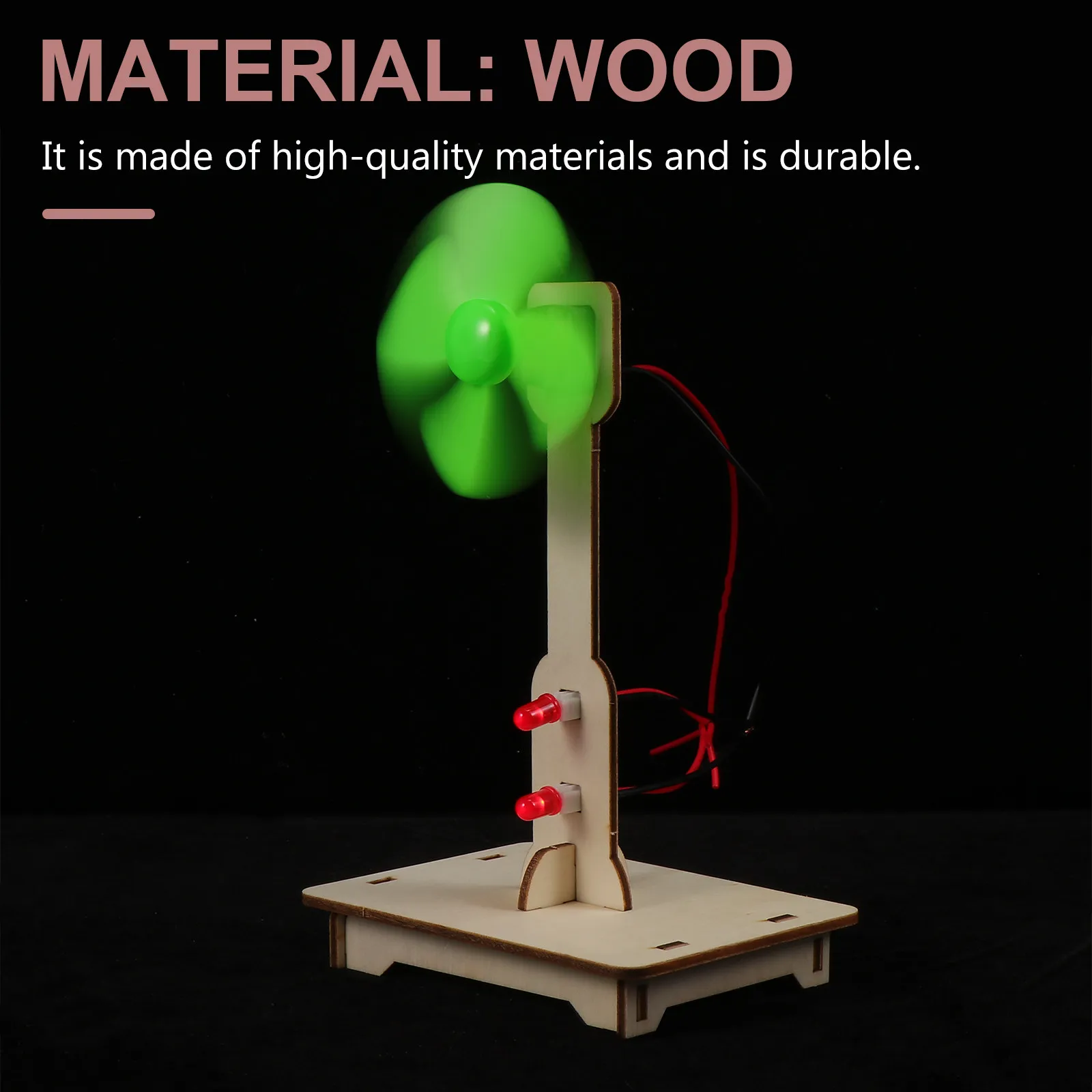 

1Pcs Wind Generator DIY Science Experiment Educational Learning Science Tool for Children Cognitive Training Generator Model