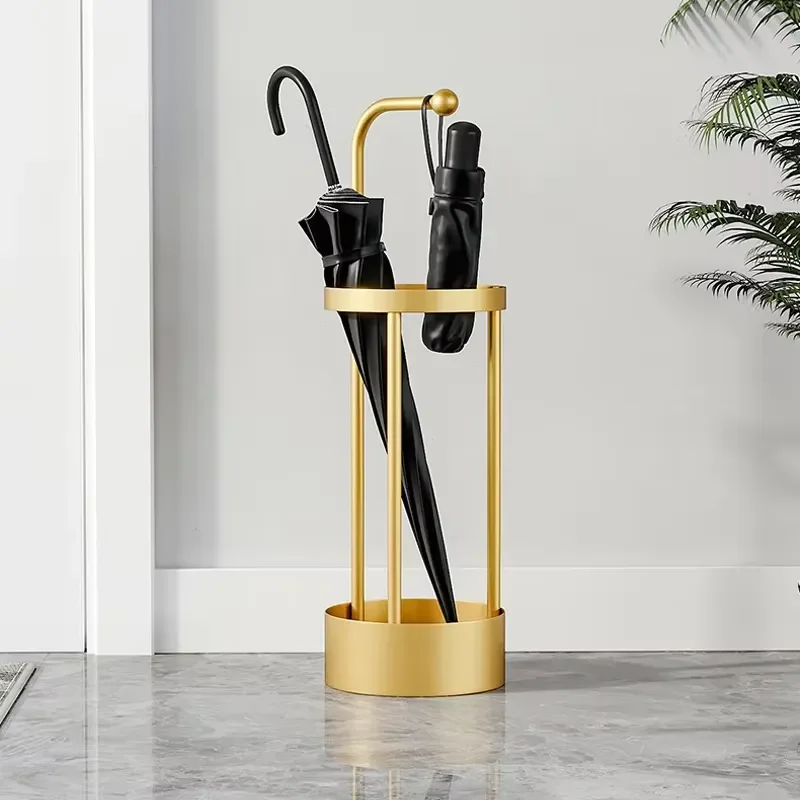 Modern Commercial Umbrella Stand Dripping Bucket for Home Office Door Storage Rack Stylish Furniture Organizer for Wet