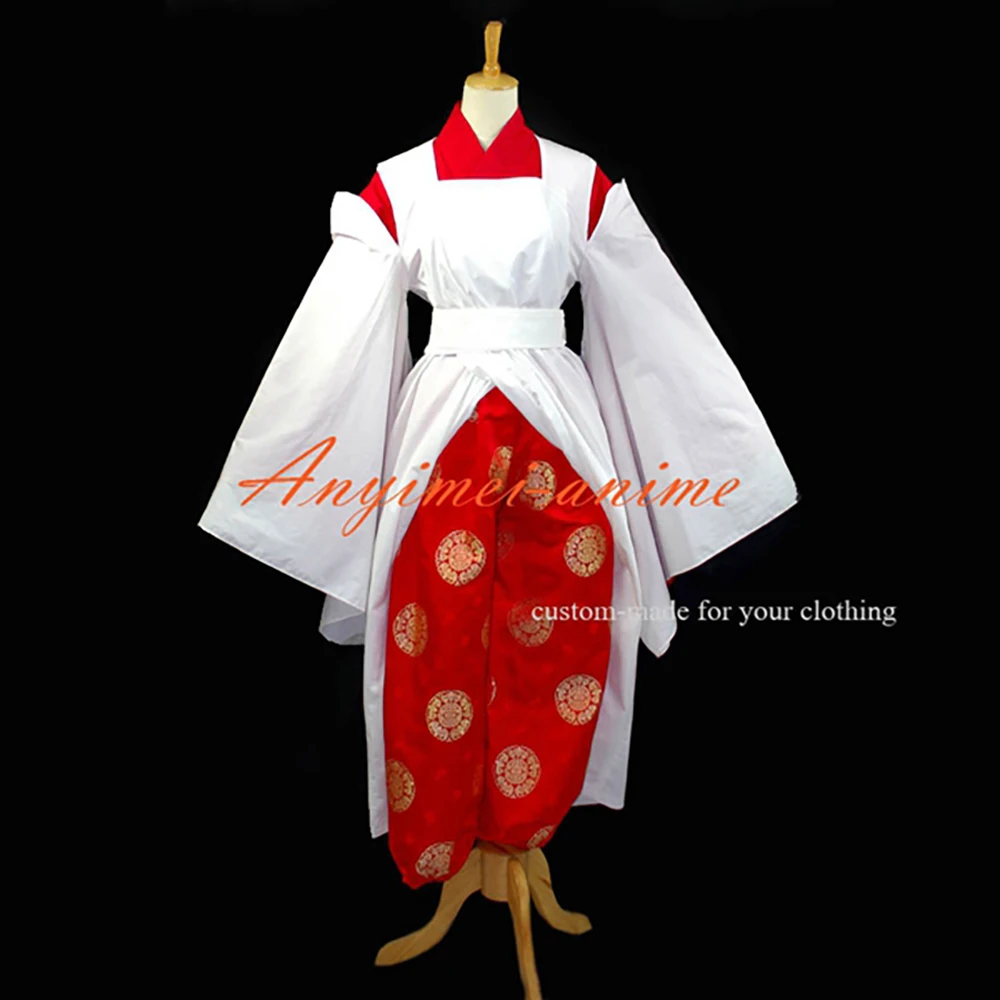 fondcosplay Hanfu ds Doll Gothic Lolita red white apron top pants Japan Kimono Cosplay Costume CD/TV[G676]