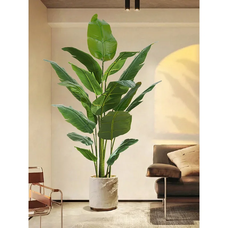 Simulation Green Plant Luxury Indoor Living Room Large Decorative Fake Flowers Simulation Flower Decoration Artificial Plants