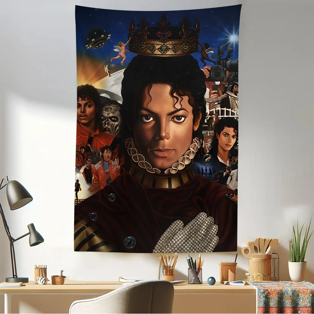 Michael Jackson Hippie Wall Hanging Tapestries Art Science Fiction Room Home Decor Kawaii Room Decor