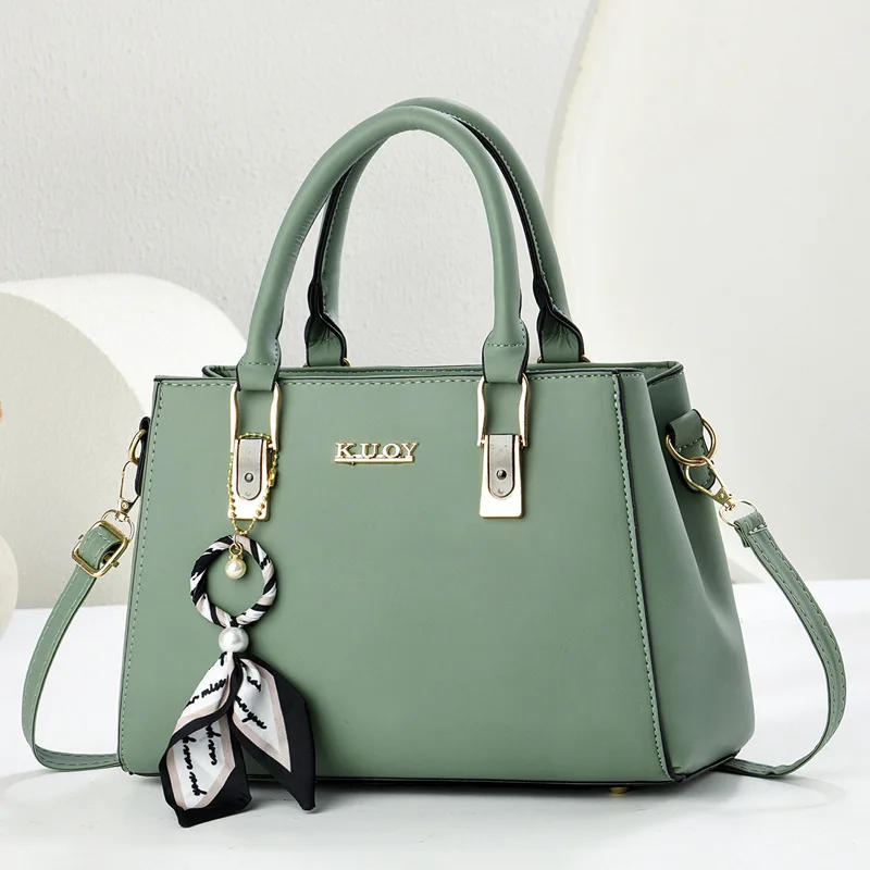 

Trendy Large Capacity Women's Crossbody Bag Commuter Single Shoulder Handbag Casual Style PU Material Handbag for Daily Use