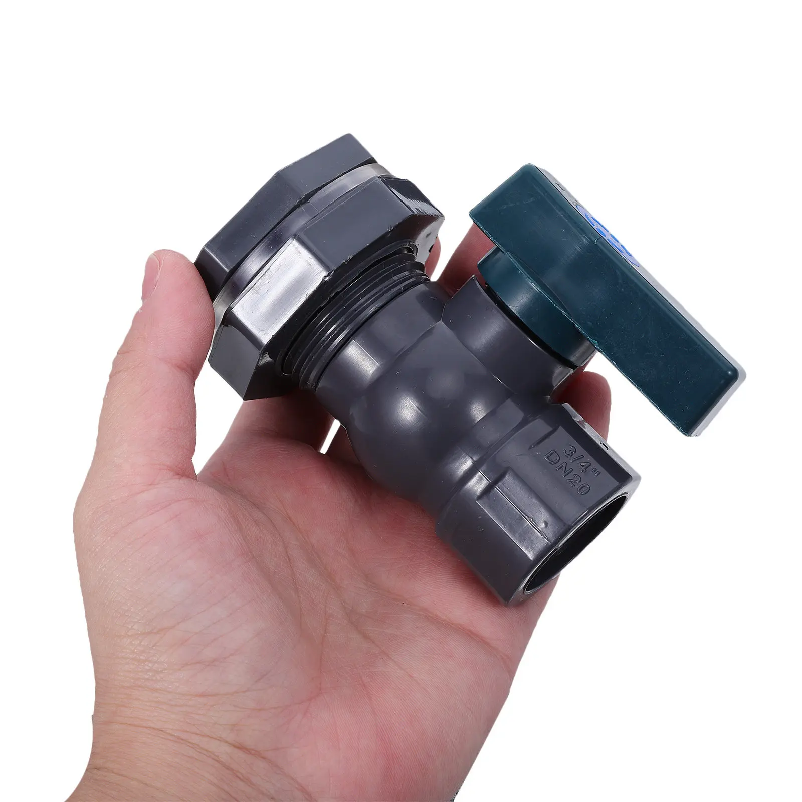1Set Leakproof Rainwater Collection Diverter Water Barrel Spigot Kit 34 Inch Bulkhead Fitting Garden Hose Adapter