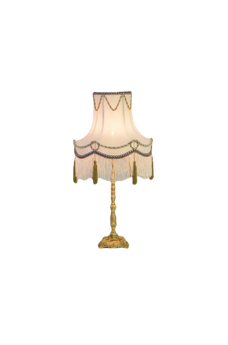 

YY French Entry Lux Brass Decorative Table Lamp Living Room Study Bedside Table Lamp
