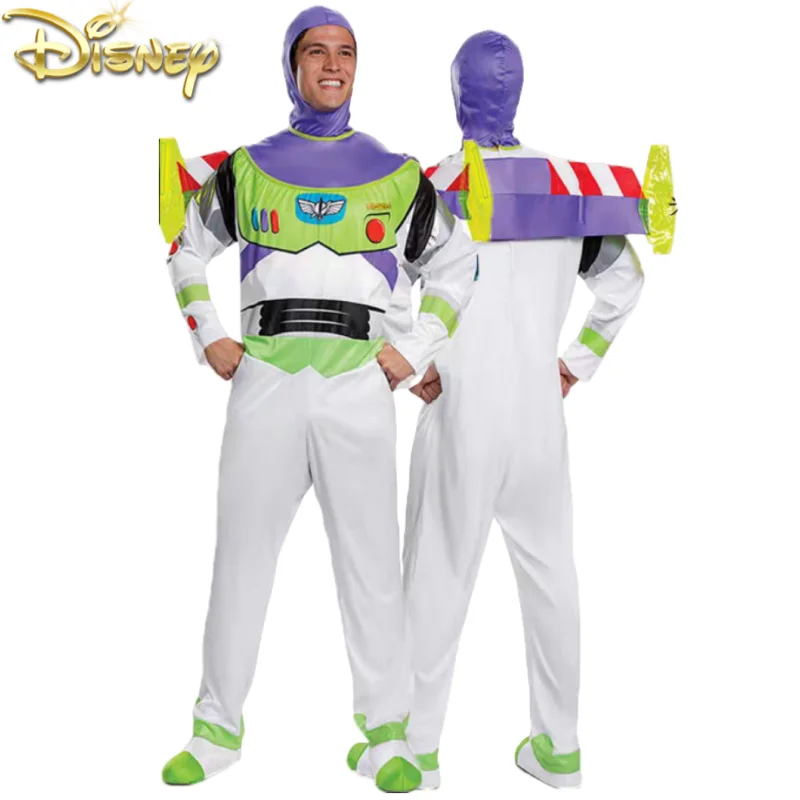 New Disney Anime Toy Story Buzz Lightyear Cosplay Costume Bodysuit Wing Suit Halloween Party Jumpsuits Costumes For Men Women