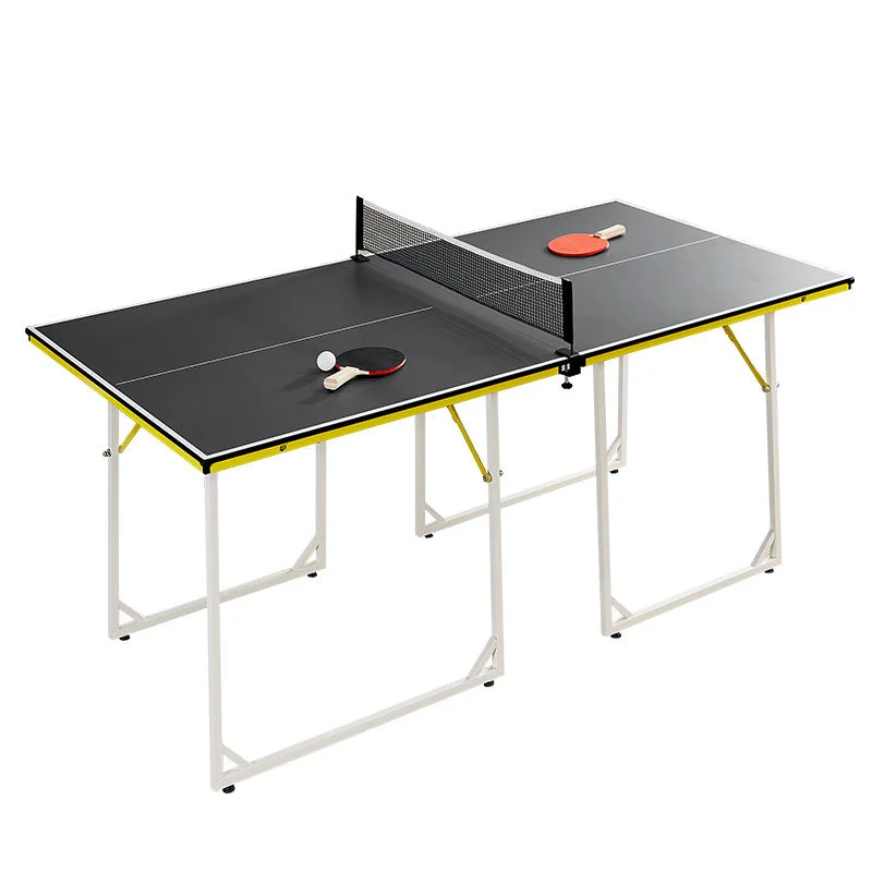 

2025Wholesale Two Piece Folding Table Tennis Table, Portable Ping Pong Table, Standard Size Ping Pong Table TT-1890 Black