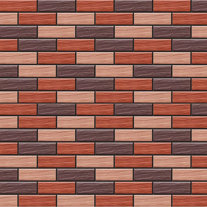 1:12 Doll House Wallpaper Paste Housing Decoration Outdoor Red Brick Stone Goose Egg Stone Paste Miniature Dollhouse Accessories